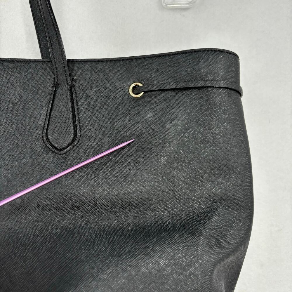 Kate Spade Tote Bag Black Ari Laurel Way Saffiano Leather Large Shoulder Handbag - Picture 6 of 15